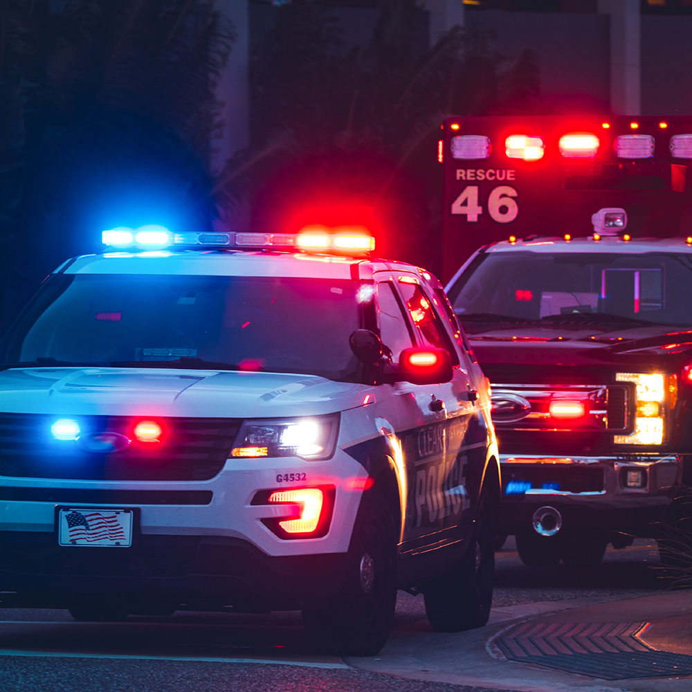 Police Car and Firetruck